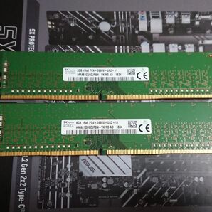 Skhynix PC4 2666v(DDR4) 8GB×2 合計16GB デスクトップPC用メモリ 動作品