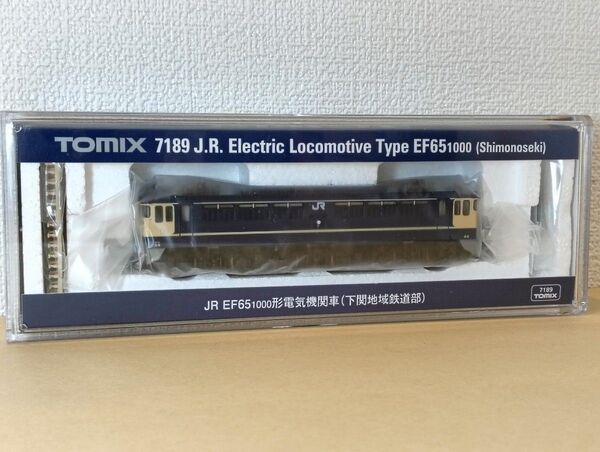 TOMIX 7189 JR EF65 1000形電気機関車(下関地域鉄道部) 新品未使用