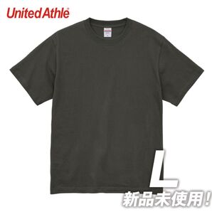 Tシャツ 半袖 5.6オンス ハイクオリティー【5001-01】L ヘイジーブラック 綿100% 無地 ユナイテッドアスレ カラー