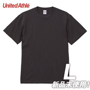 Tシャツ 半袖 厚手 オープンエンド ヘヴィーウェイト6.0オンス 綿100%【4208-01】L スミ 無地 ユナイテッドアスレ