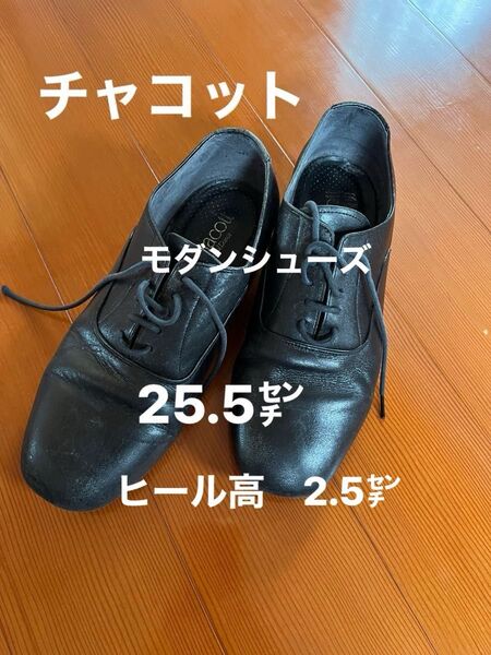 社交ダンス男性モダンシューズ 25.5㌢