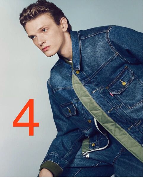 Levi's x sacai Denim Reversible Blouson サイズ4 サカイ