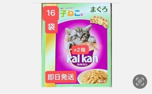 ★カルカン 子ねこ用(離乳〜12ヶ月まで) ★まぐろゼリー仕立て 70g×16袋