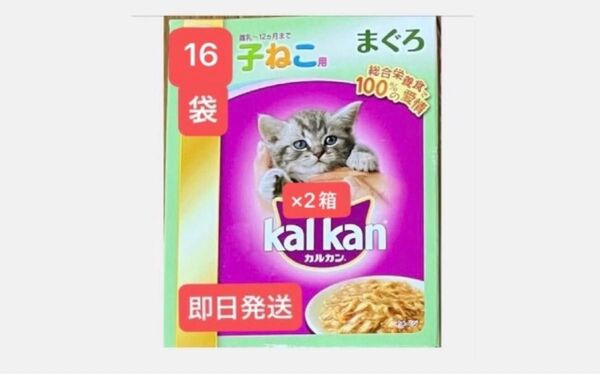 ★カルカン 子ねこ用(離乳〜12ヶ月まで) ★まぐろゼリー仕立て 70g×16袋