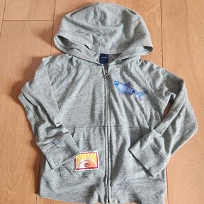 ベビーギャップ 薄手 ジップアップパーカー 100センチ