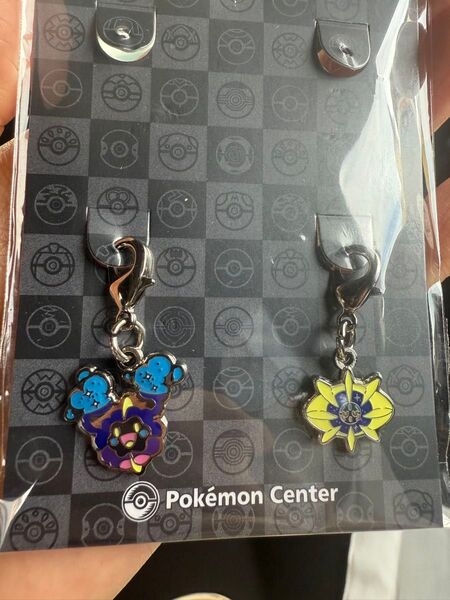 【新品】ポケモンセンター 全国ずかんメタルチャーム 2個セット ショッパー付き