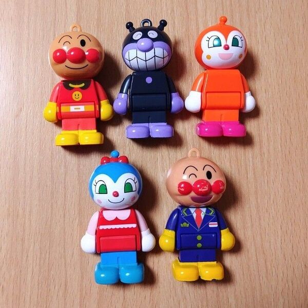 アンパンマン ブロックラボ 人形 ドール 5体まとめ売り