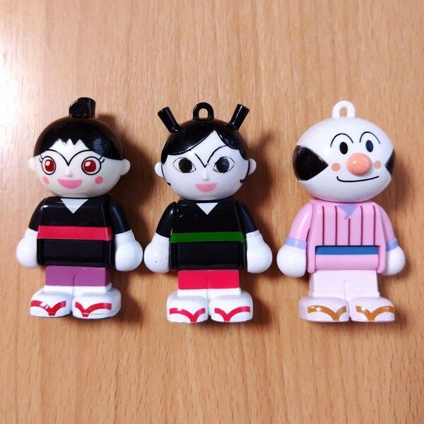 アンパンマン ブロックラボ 人形 ドール こむすびまん てっかのマキちゃん コマキちゃん 3体まとめ売り
