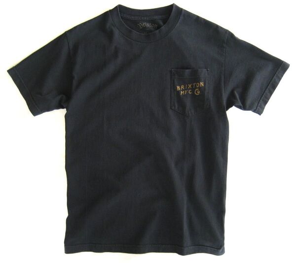BRIXTON ポケット Tシャツ Black M STANDARD TEE ブリクストン