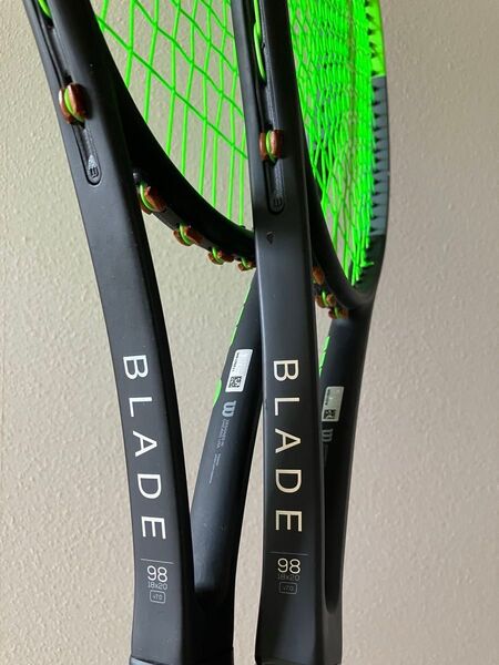 2本組 国内正規品 美品 ウィルソン ブレード 18×20 V7 G2 ラケットマイスター 27.5インチ カスタム