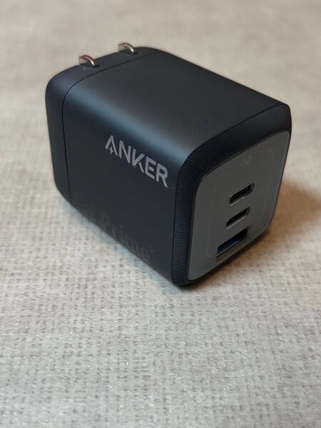 Anker Prime Wall Charger 67W 3ports GaN USB-C USB-A USB急速充電器