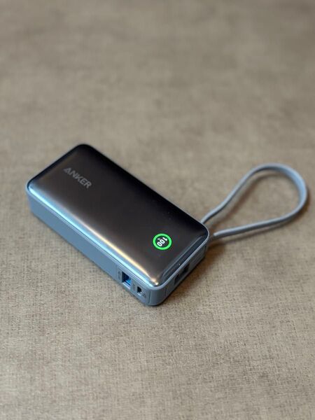 Anker Nano Power Bank 30W Built-In USB-C Cable モバイルバッテリー10000mAh