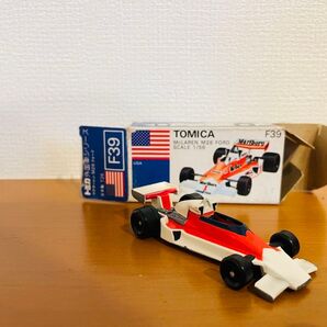トミカ 青箱 F39 トミカ外国車シリーズ マクラーレン M26 フォード 1/56 日本製 オリジナル箱
