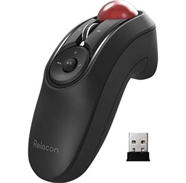 Relacon ワイヤレスハンディトラックボール M-RT1DRBK
