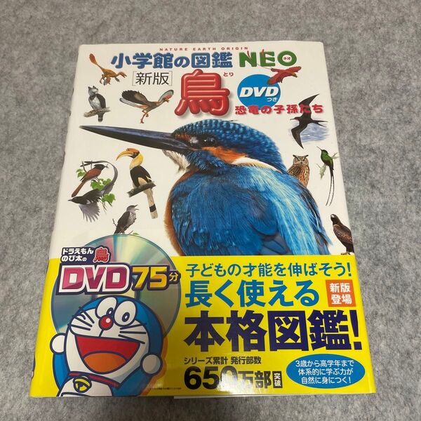 小学館の図鑑NEO 新版 鳥 DVD無し 絵本 えほん 中古 知育 ずかん 自由研究に とり