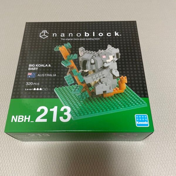 ナノブロック 親子コアラ nanoblock NBH213 未使用 オーストラリア 限定 箱出し発送
