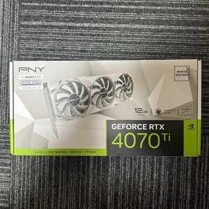 期間限定 PNY GeForce RTX4070Ti 12GB white
