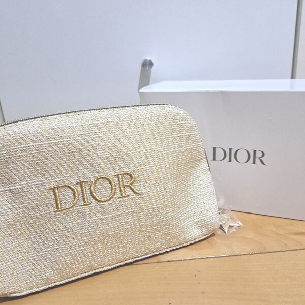 Dior ディオール ポーチ ノベルティ ゴールド