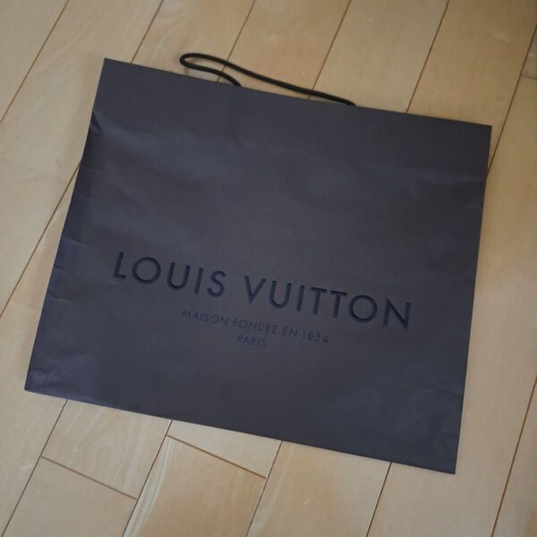 LOUIS VUITTON ショッパー 紙袋 ヴィトン ショップ袋 ルイヴィトン 茶色