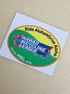 ハワイ　自転車　サイクリング　usdm jdm アイランド ワイキキ　ノースショア　ステッカー　ハワイバイシクルリーグ
