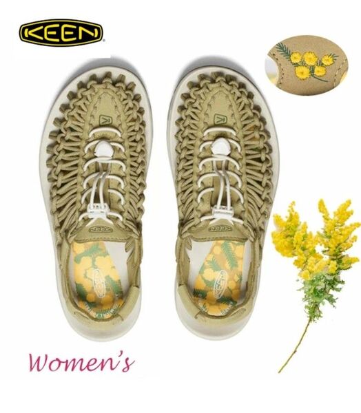 ★【国内正規品・新品】KEEN キーン UNEEK ユニーク Mimosa ミモザ レディース サンダル 25.0㎝