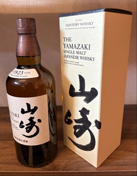 【正規品 化粧箱付き】サントリー シングルモルトウイスキー 山崎 SINCE1923年 700ml