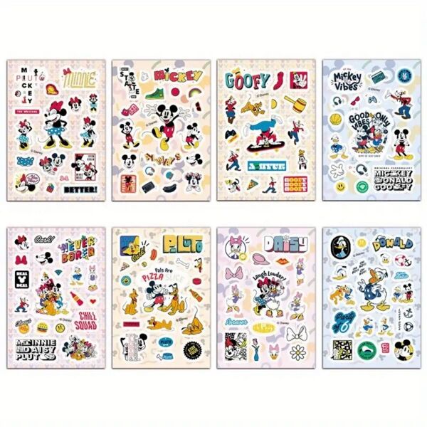 シール ステッカー ディズニー ミッキー ミッキーフレンズ 8枚セット