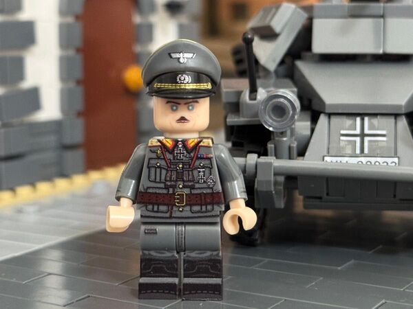 ドイツ国防軍 上級大将 ハインツ・グデーリアン LEGO互換 レゴ互換 ミニフィグ 戦車 ww2 ミリタリー ミニフィギュア