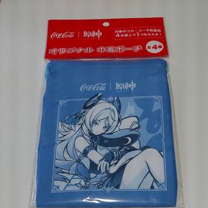 コカ・コーラ×原神オリジナル巾着 ポーチ