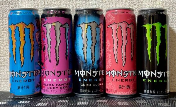 【 バラ売り不可 】Monster Energy 《 5本セット 》