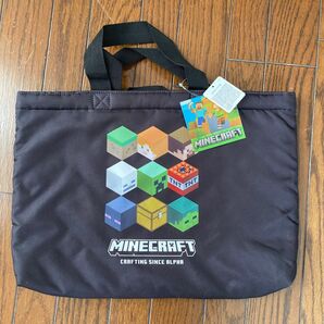即日発送可能 新品 マインクラフト レッスンバッグ ブラック