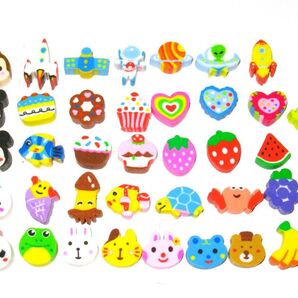 全38種類【ファンシー ミニ消しゴム 50個+α】イベント ミニ けしごむ まとめ売り 可愛い 消しゴム 小さい 小さな たくさん