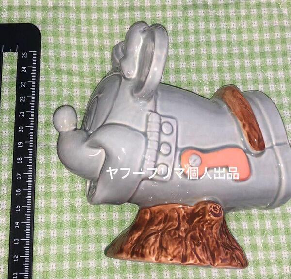 ミニーマウス 陶器 貯金箱 ディズニーランド Disney