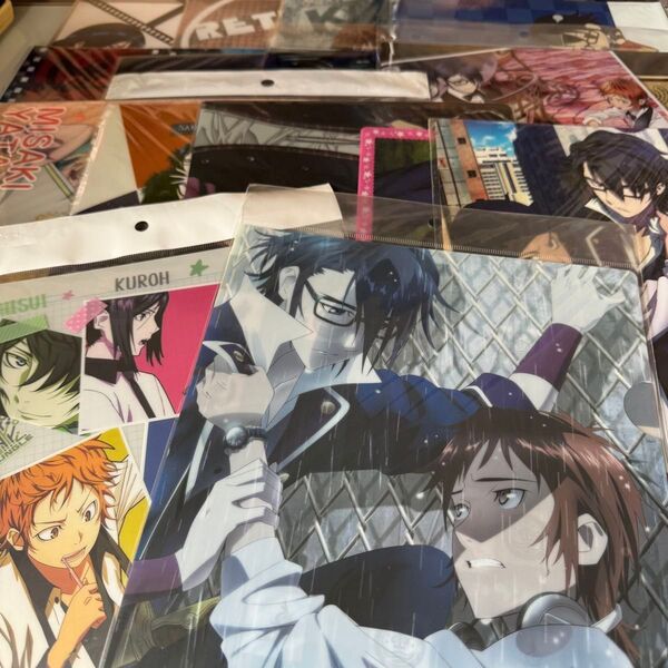 アニメK クリアファイルセット 下敷き 付録 市販等