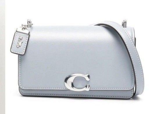 COACH バンディット クロスボディ ブルーグレー ショルダーバッグ 美品
