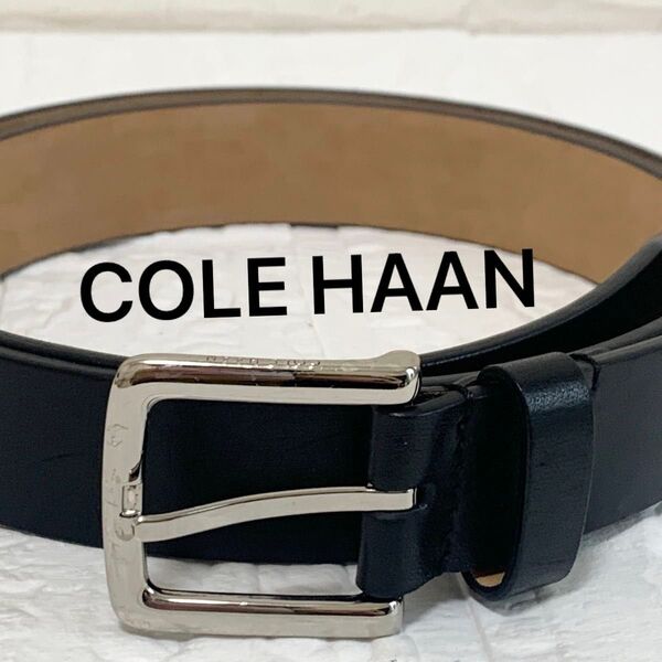 美品 COLE HAAN コールハーン ベルト ブラック 黒