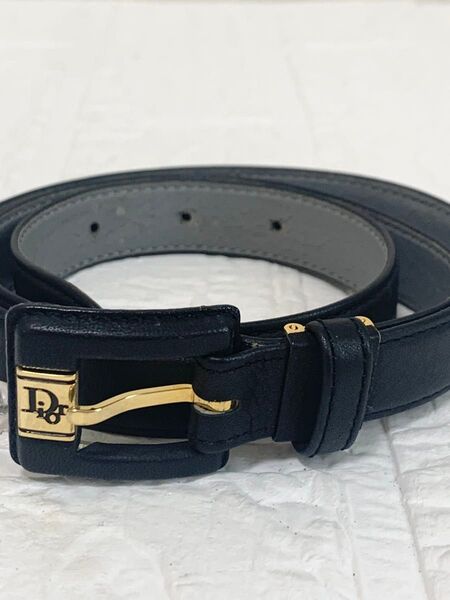 Christian Dior ディオール ベルト ブラック 黒