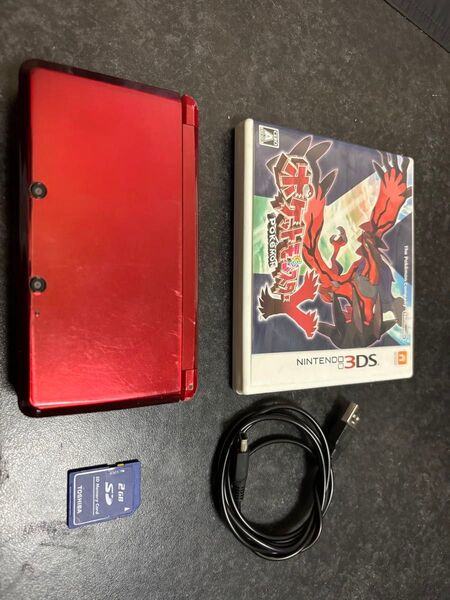 ニンテンドー Nintendo 3DS 本体 フレアレッド ポケットモンスター Y セット