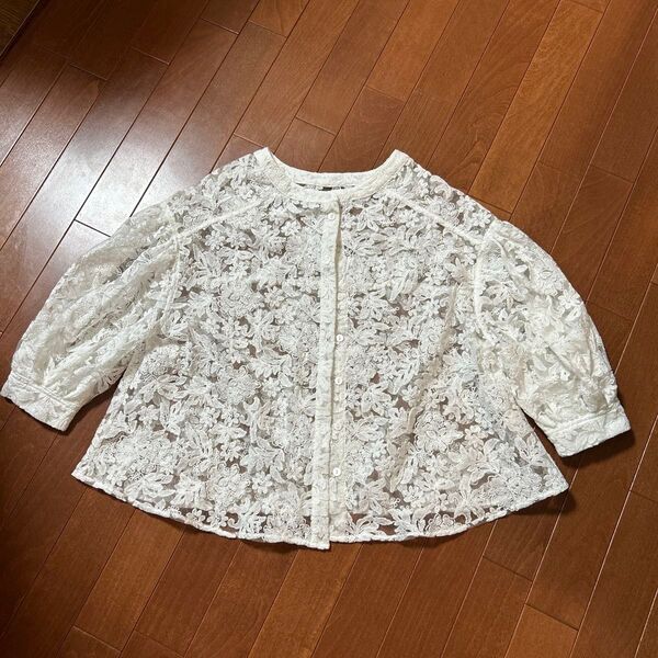 総レースブラウス