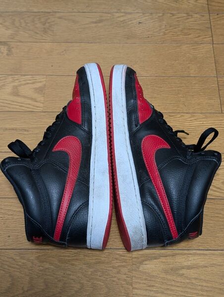 NIKE/ ナイキハイカットスニーカー/黒赤サイズ24cm