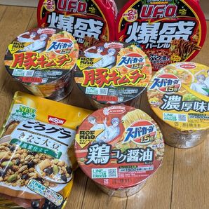 カップ麺、 カップラーメン6個&ごろグラ520g