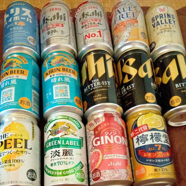 お酒まとめ売りビ―ル チュ―ハイ ハイボール ノンアル 14本セット
