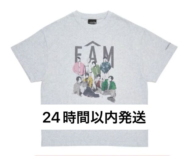 timelesz Tシャツ 杢ホワイト タイムレス グッズ ツアー FAM ライブ コンサート 2025