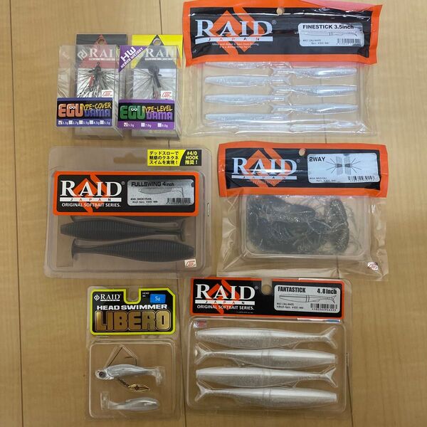 RAID JAPAN-ルアーセット 7個 バス釣りルアー レイドジャパン