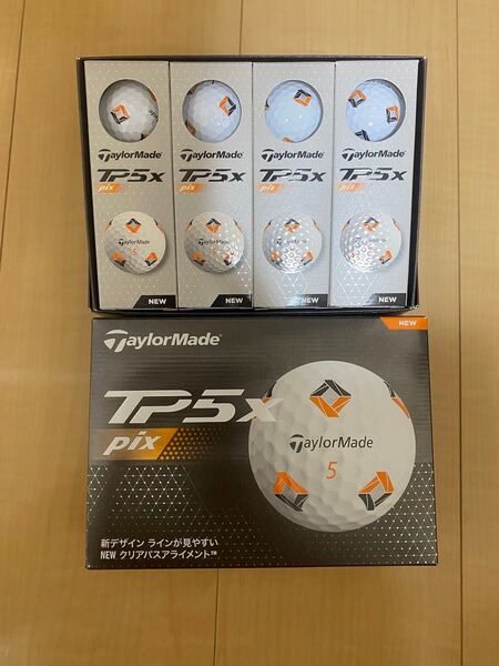 テーラーメイド-TP5x pix JPN N9099201 2ダースセット ゴルフボール TaylorMade