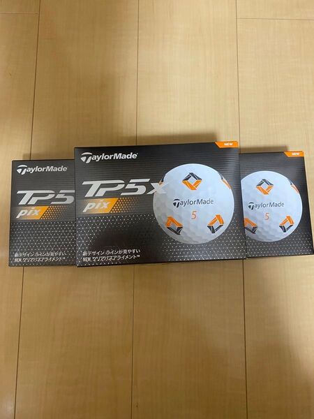 テーラーメイド-TP5x pix JPN N9099201 3ダースセット ゴルフボール TaylorMade