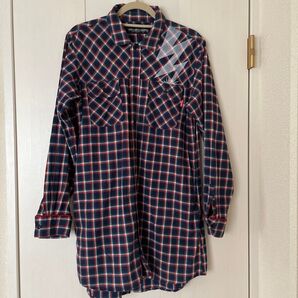 rolling cradle ロング丈 チェックシャツ Lサイズ