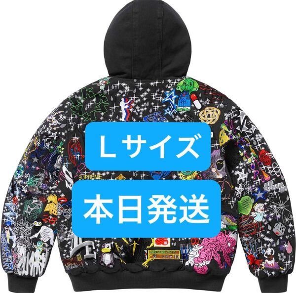 Supreme AOI Embroidered Hooded Work Jacket