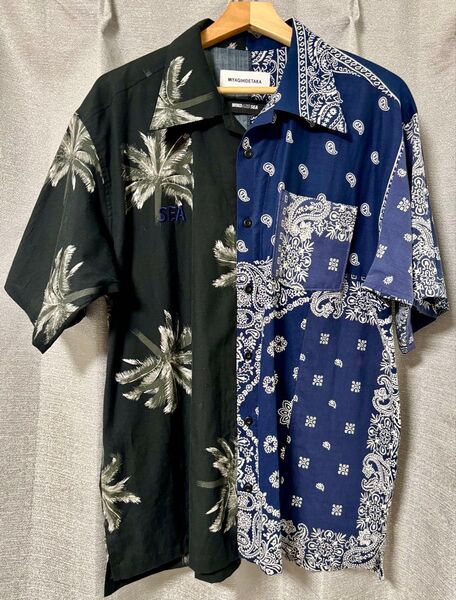 MIYAGIHIDETAKA × WIND AND SEA オープカラーシャツ