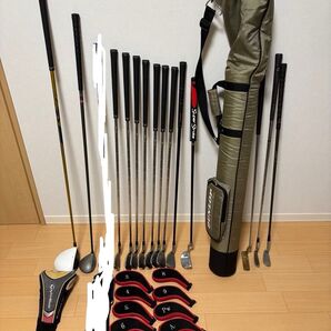 14本セット+α クラブセット サブバッグ ヘッドカバー アイアン FW